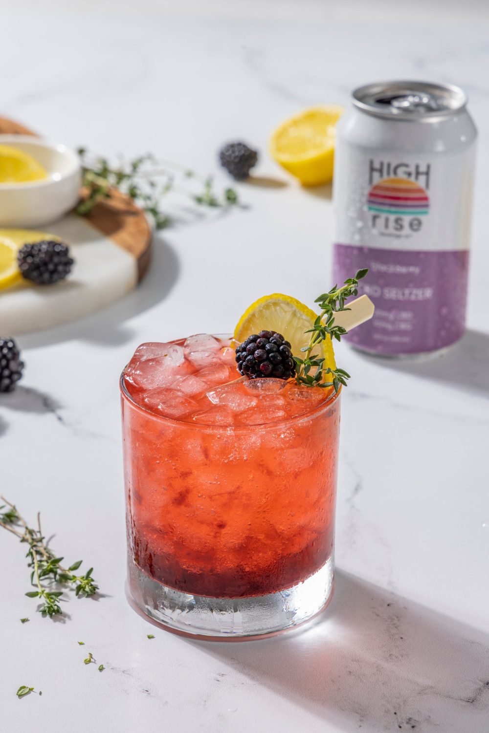 High Rise Blackberry CBD Seltzer 7