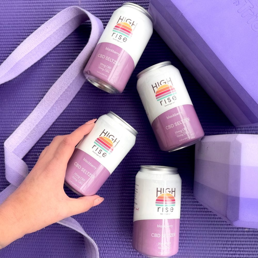 High Rise Blackberry CBD Seltzer 9