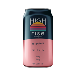 High Rise Grapefruit seltzer, single can, 12oz